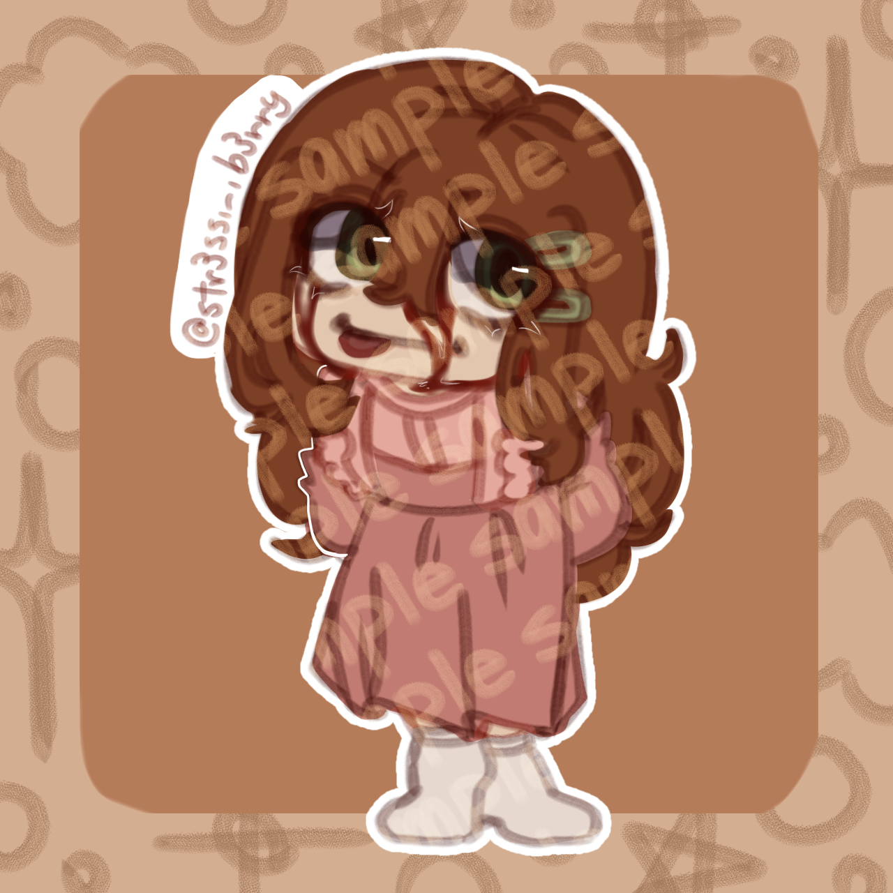 Sally Williams inspired keychain