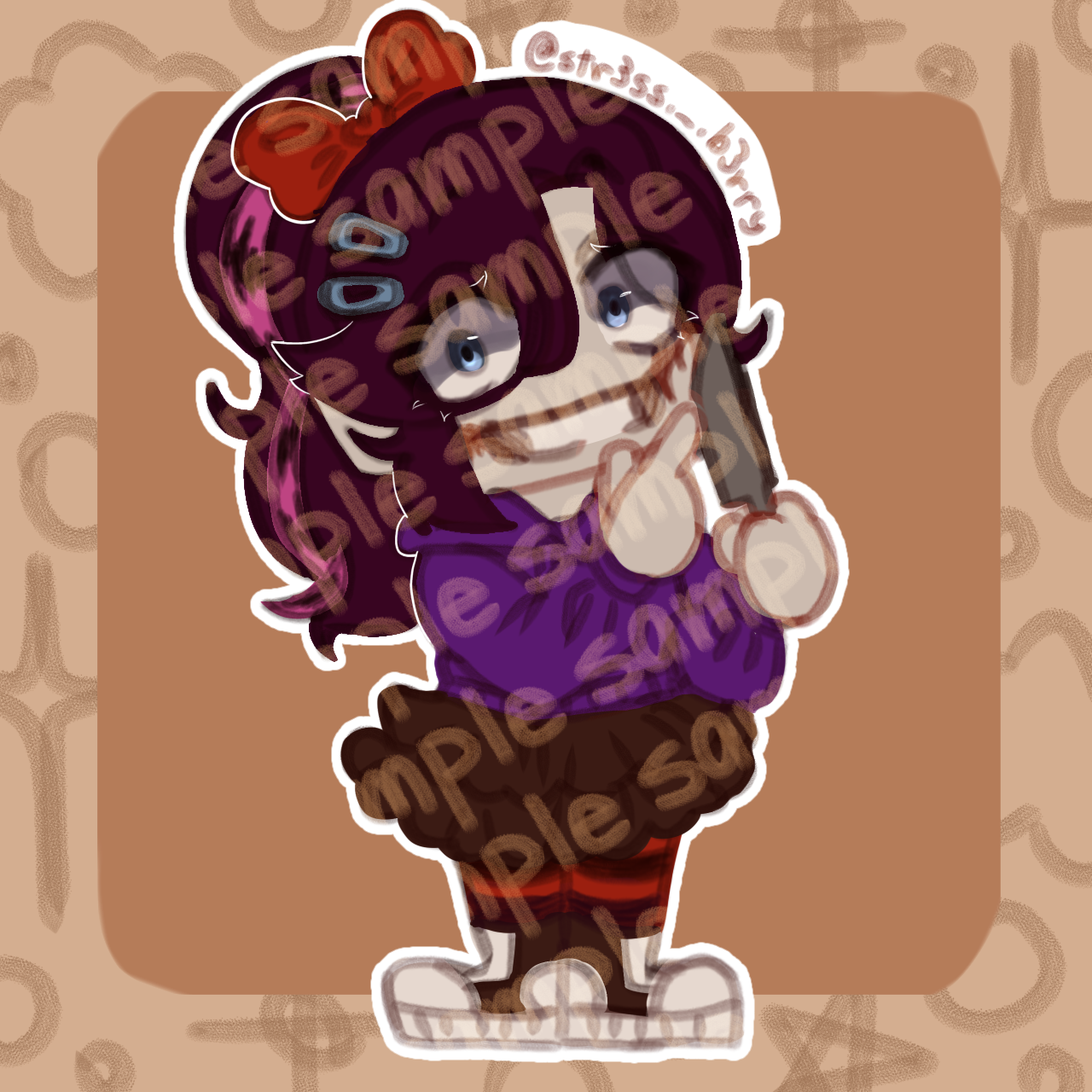 Nina The Killer keychain