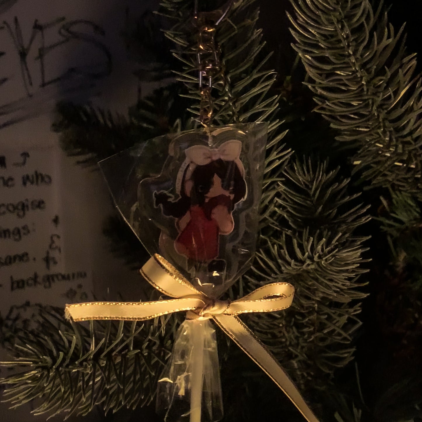 Chinese New Year Alison Wonderland lollipop keychain