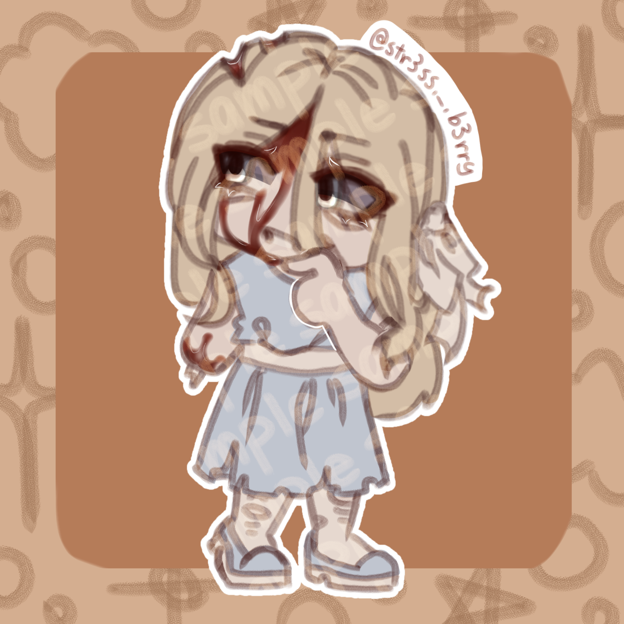 Lifeless Lucy keychain