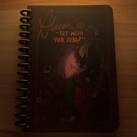 ‘Alice’ Wonderland ring binder notebooks