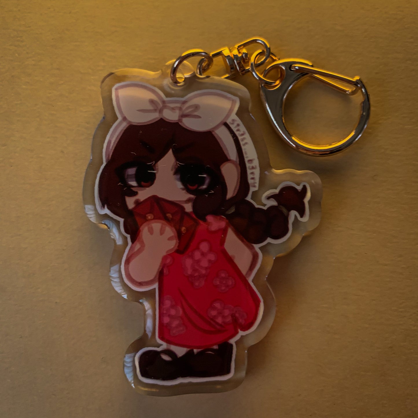 Chinese New Year Alison Wonderland keychain