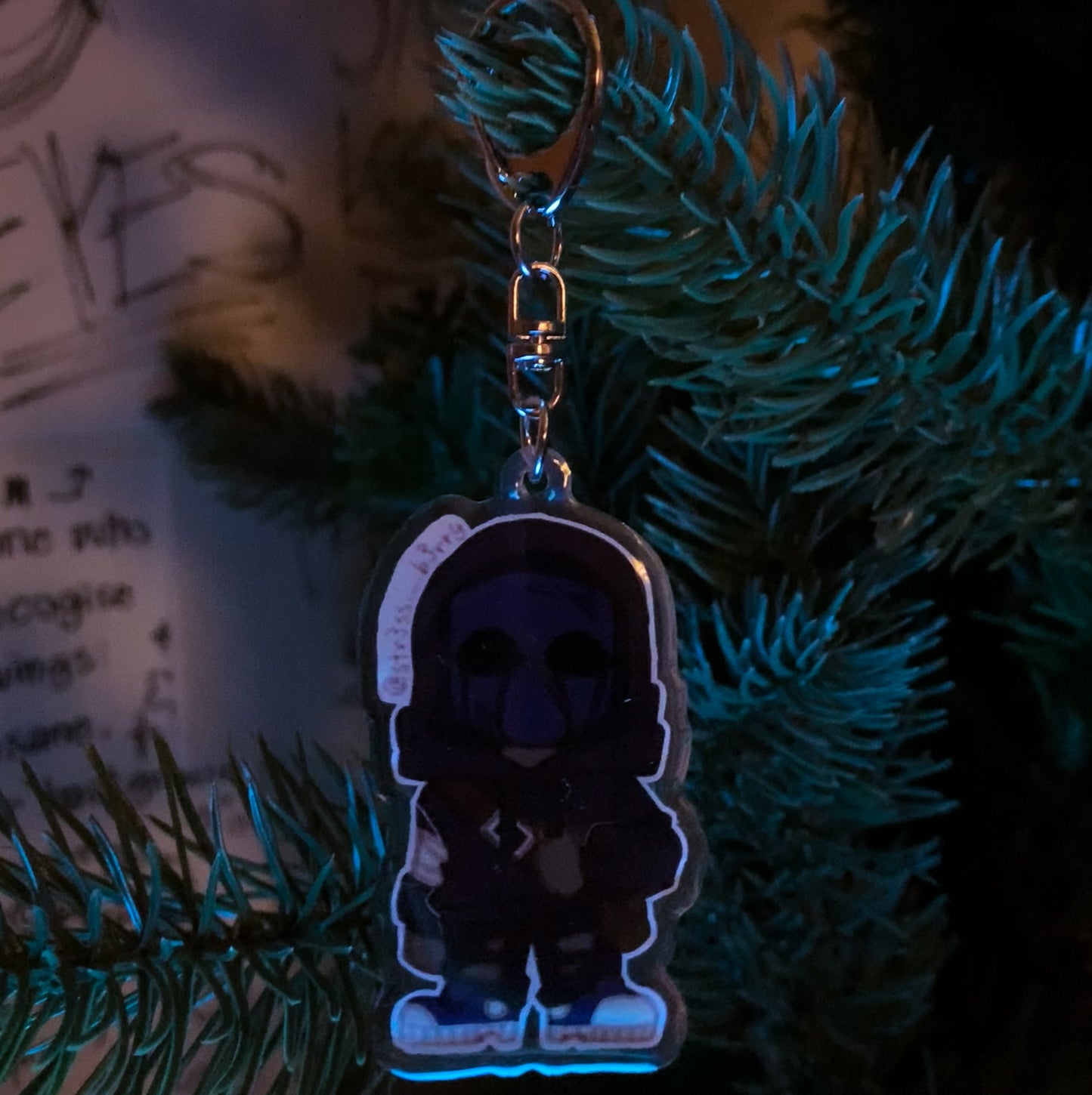 Eyeless Jack inspired keychain